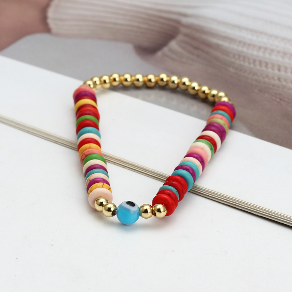 Fashion Eye turquoise Plating Bracelets 1 Piece