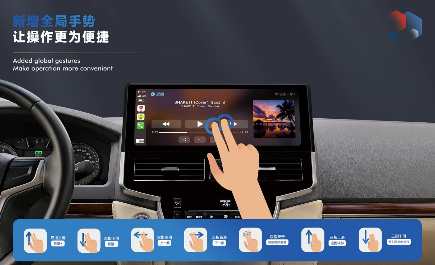 Suitable for Toyota Sienna Panoramic 360 Android 12 Modified Central Control Large-Screen Navigation All-In-One Display