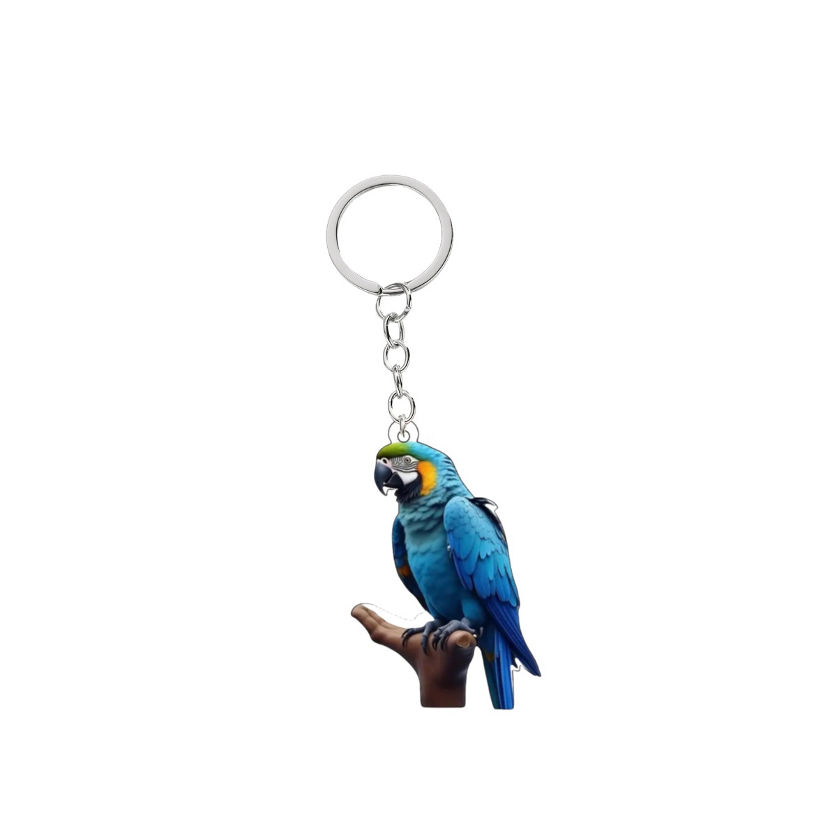 18g Weight Keychain Classification 1 Piece Quantity Daily Occasion Acrylic Material Bird Pattern Unisex Gender Cute Style Cute Bird Arylic Unisex Keychain 8