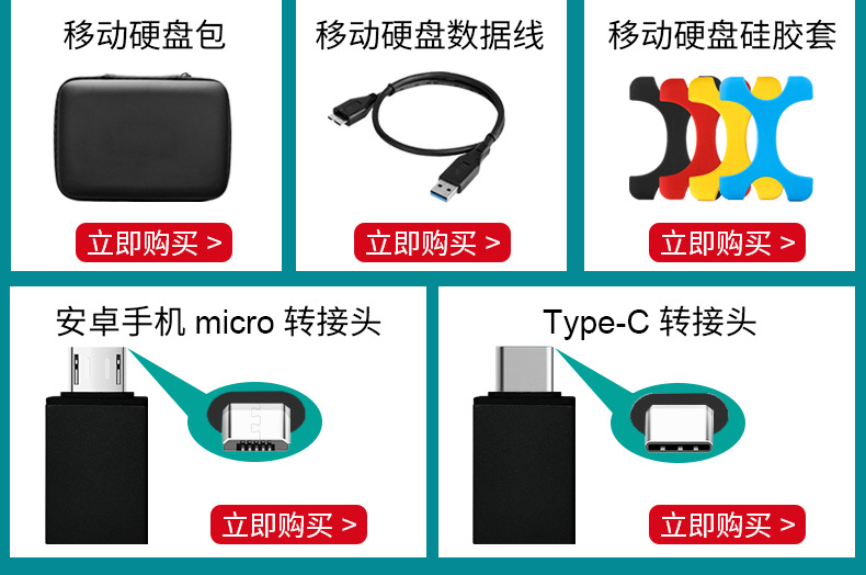 东芝A5/A3新小黑B3移动硬盘1T 2T 4T存储盘USB3.0高速PT兼容MAC详情3