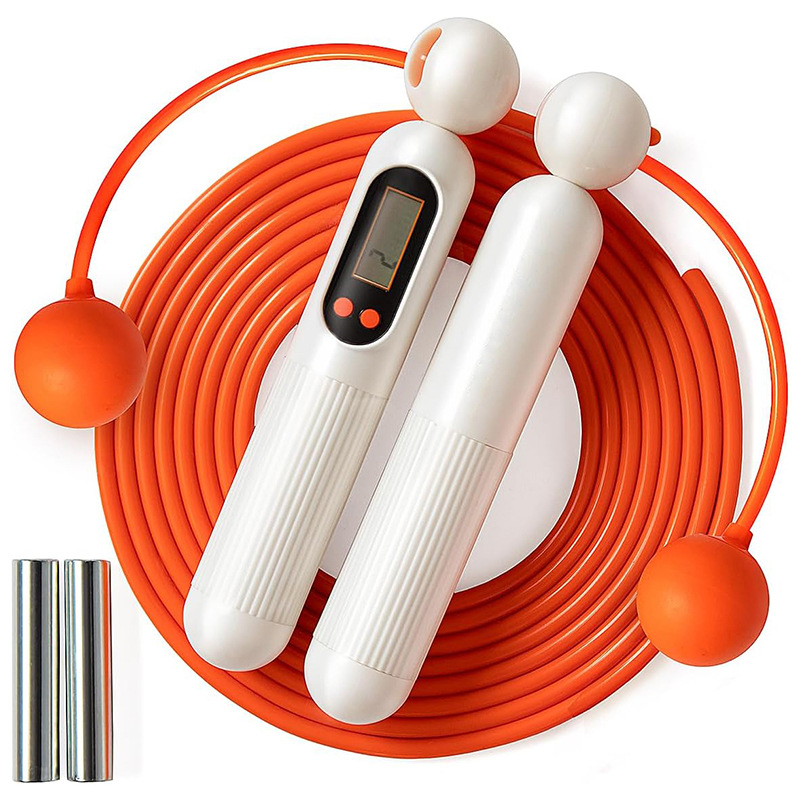 무선 스킵 로프 어린이 카운트 건너 뛰기 로프 고등학교 입학 시험 실내 피트니스 운동 지방 감소 체중 베어링 전자 건너 뛰기 로프