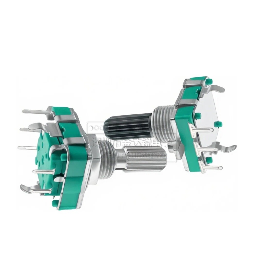 EC16旋轉編碼帶開關數字編碼器電位器五腳15MM 20MM梅花柄半軸D軸 3