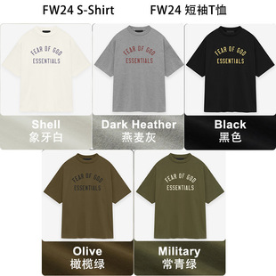 2024FW ����T���ļ���ӡESSENTIALS�߽���ʽ����T��SShirt