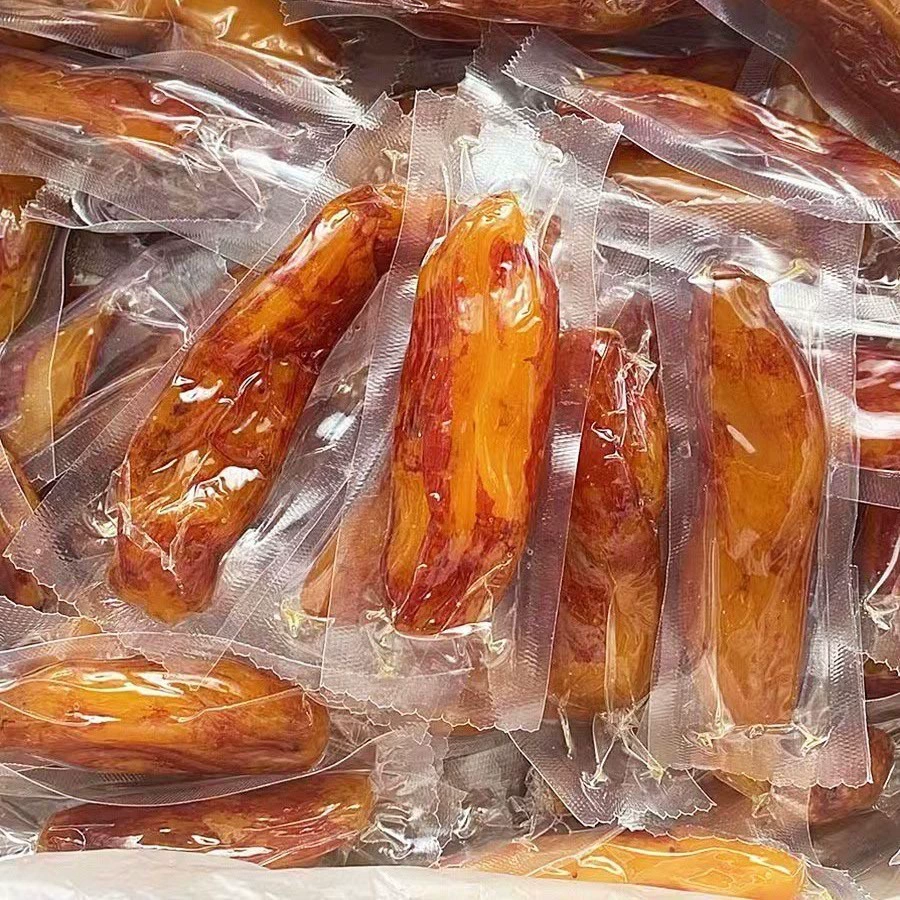 Прямые продажи 500 г мелкого картофеля с кожурой, сушёная сладкая картошка, оптовая варёная на пару сладкая картошка, мягкая, клейкая, сушёный фиолетовый картофель