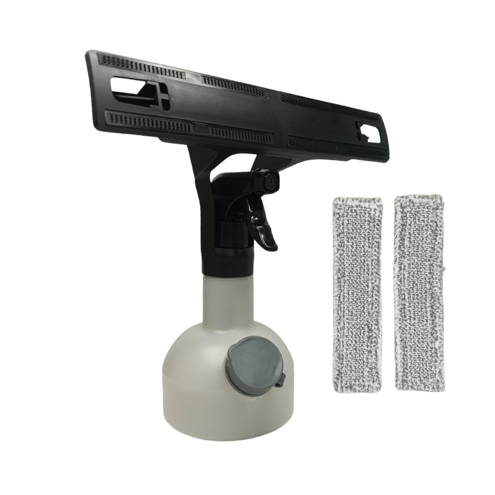 1 juego de botella pulverizadora WV + 2 paños grises para limpieza de ventanas