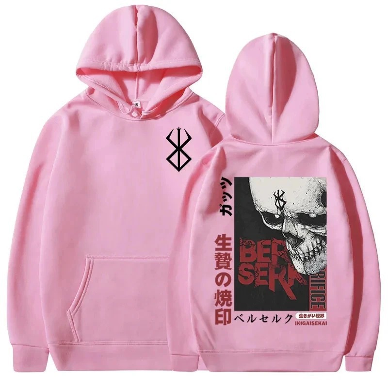 Men's Hoodie Casual Overseas Pullovers Anime Berserk Guts G