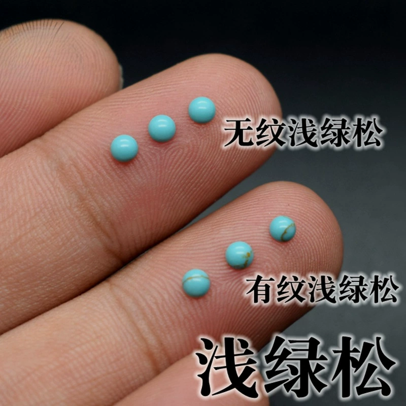 DIY круглый бирюзовый кабошон с плоским дном полукруглый синий бирюзовый синий ювелирный камень для небольших аксессуаров 2 мм-3 мм зеленый.