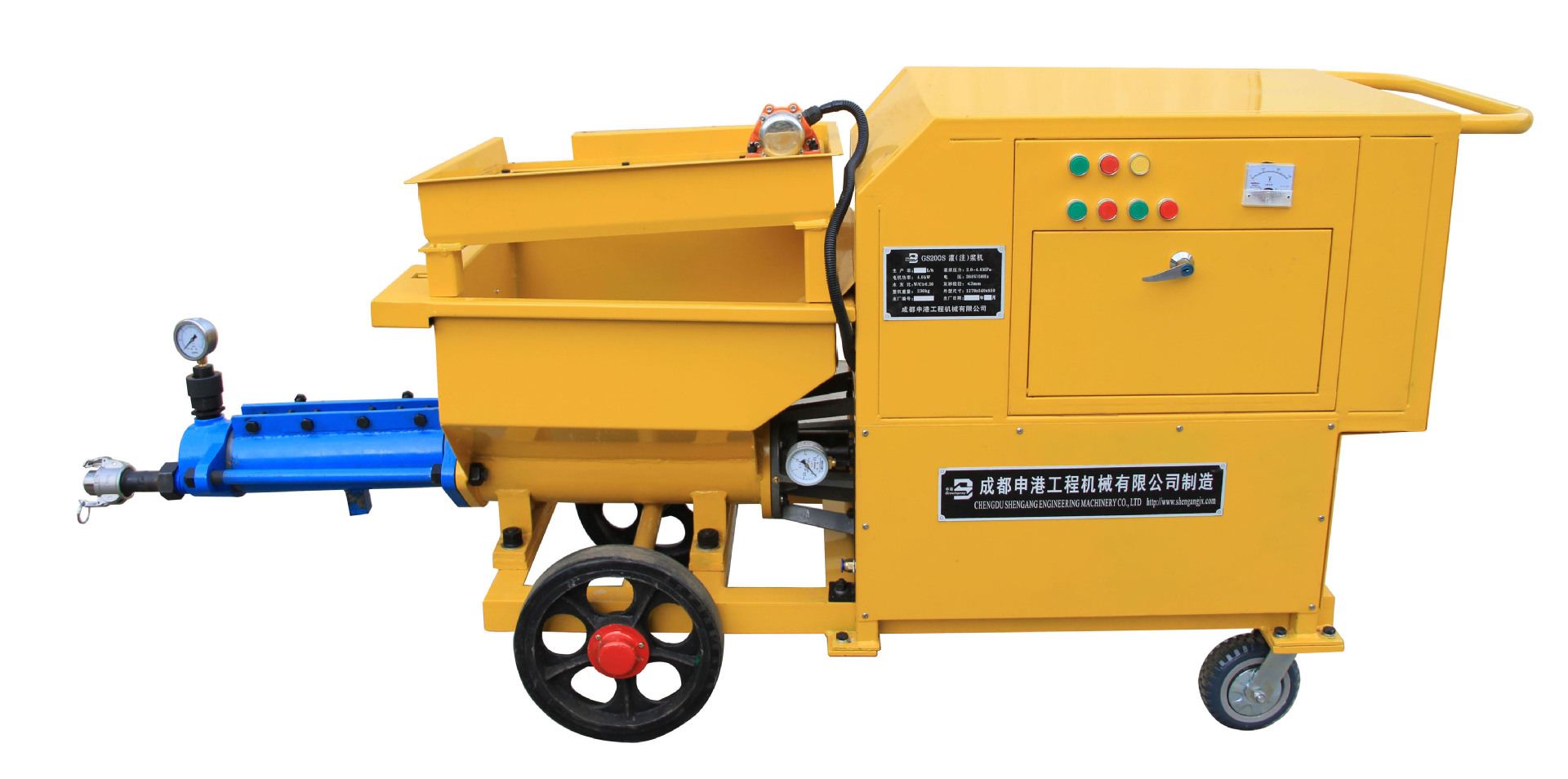 厂家直销 墙面喷浆机 自动空压机 喷粗细沙