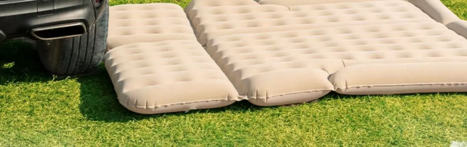 Car inflatable bed, in-car sleeping gadget, SUV rear trunk leveling pad, air mattress, camping mattress