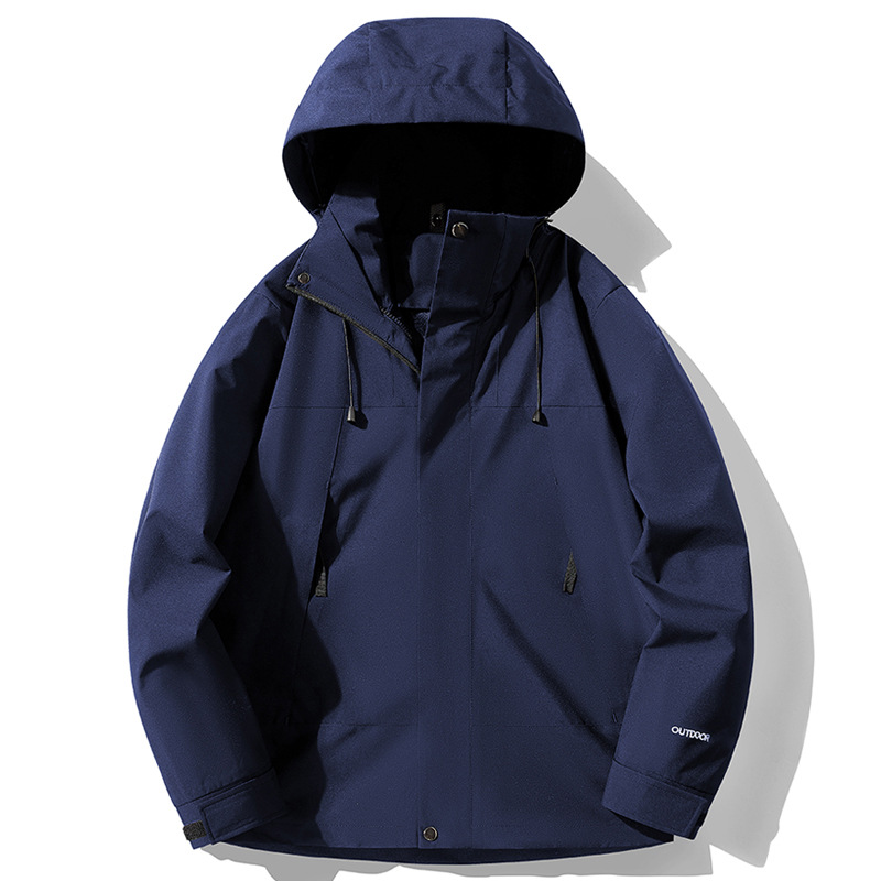 Chaqueta de Montaña Impermeable y Cortavientos 3 en 1 Desmontable, Estilo Unisex, Nueva Colección 2025