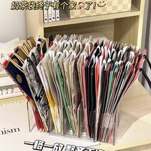 纸袋收纳奶茶袋收集垃圾桶主机柜置物架放包装袋奶茶袋收纳盒