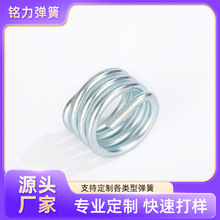 新款爆款滑板车弹簧镀锌弹簧波型弹簧批发定制