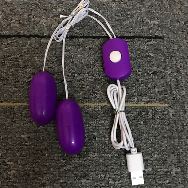 USB Rechargeable Vibrating Egg with 12 Vibration Patterns, Pink or Purple TPE-ABS Design — detail image 17