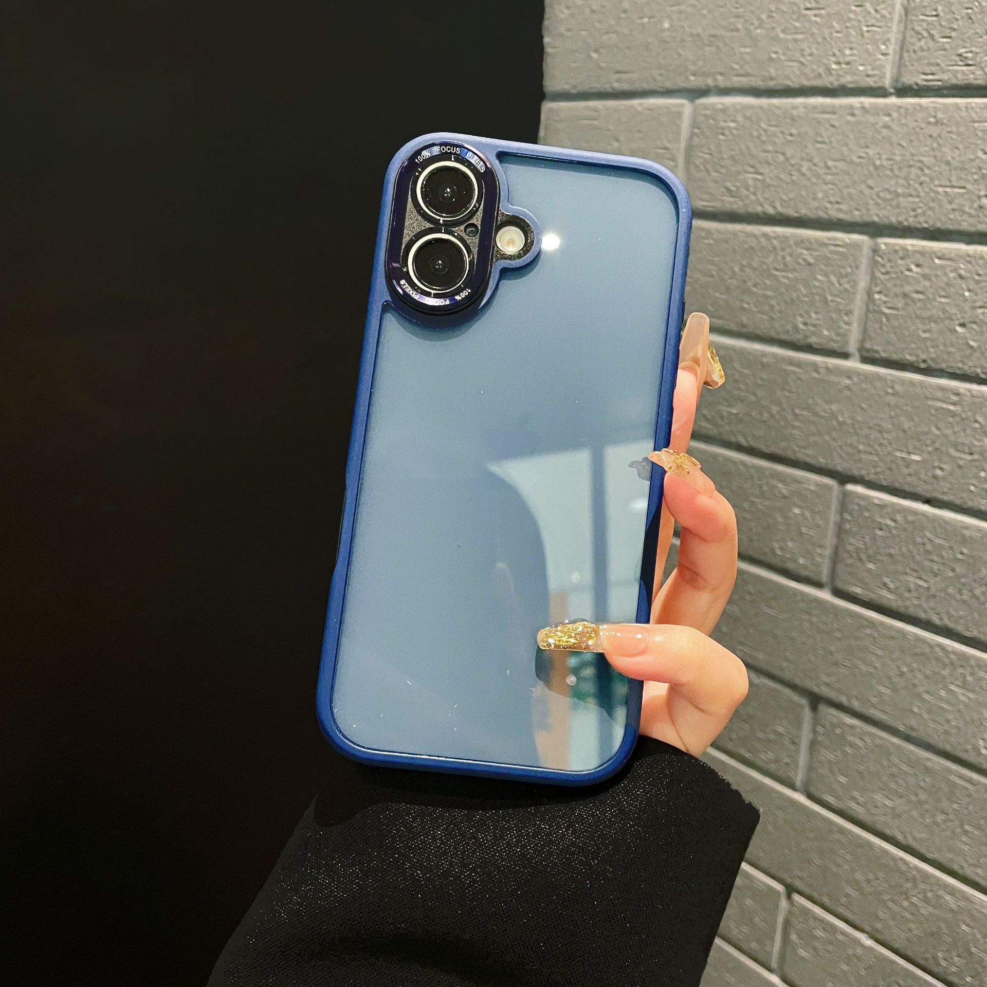 Escudo fino simple y transparente con succión magnética para iPhone14 Apple 16ProMax funda para teléfono móvil 15 pareja 13 duro 16