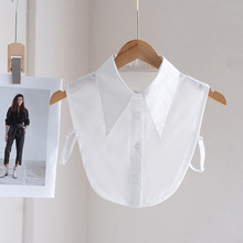 白色雪纺装饰假领女韩版百搭衬衣领子时尚打底2023秋季新款假领子