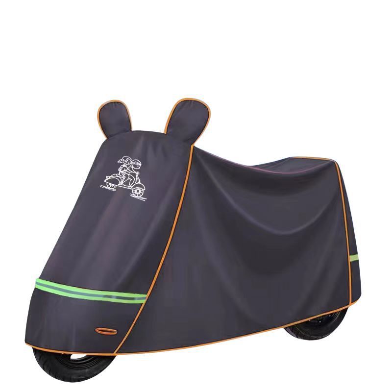 Electric Vehicle Cover, Electric Bike Rain Cover, Motorcycle Sun Protection Cover, Enlarged and Thickened Bicycle Oxford Cloth Rainproof