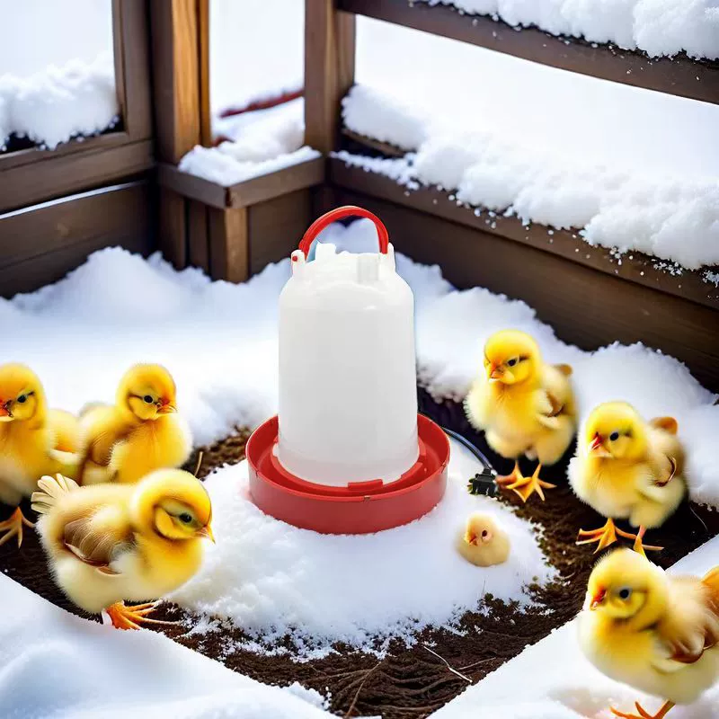 Трансграничный куриный напиток чайник утолщение ABS пластиковое ведро с регулируемой температурой на дне нагрева 6L автоматический кормушка оптом