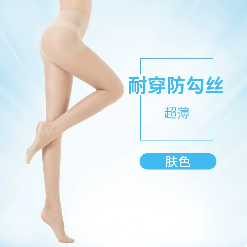 Jinlang Sha anti -hook stockings in spring and summer toes reinforce ductive smooth skin, skin, scent, core silk plus crotch ductive stockings