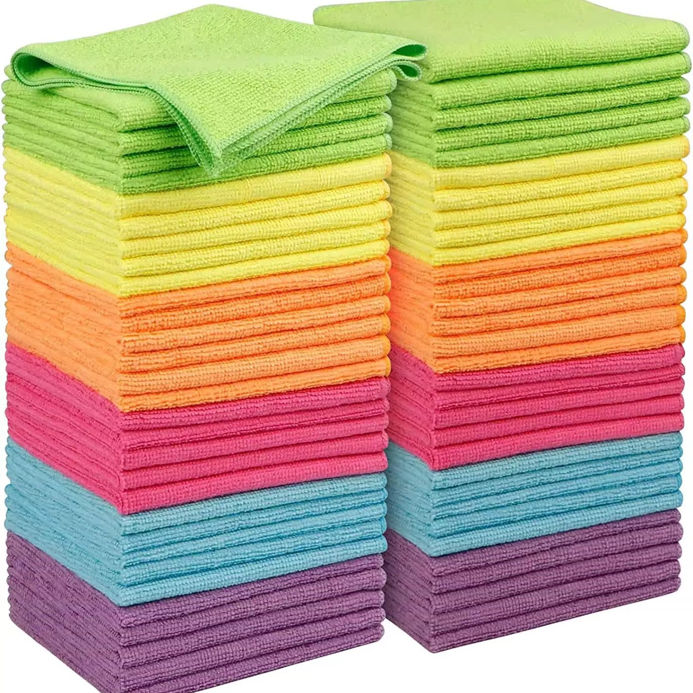 Toallitas de cocina multifuncionales transfronterizas, toallas de lavado de platos de color sólido, toallas limpias y absorbentes de agua. image 6