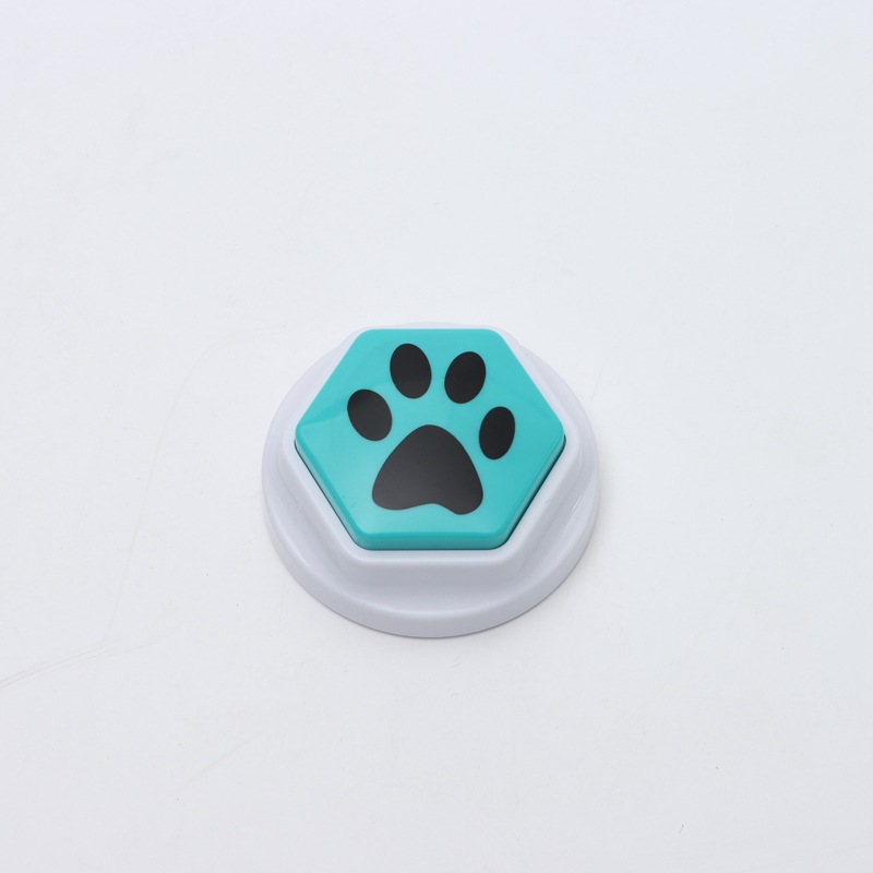 Botón de comunicación interactivo para mascotas, caja de presión con sonido para perros, juguete parlante de entrenamiento con grabación, certificación CE, entrenamiento interactivo.