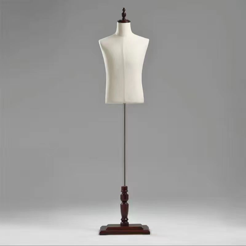Modelo de ropa de hombre accesorios de mujer todo el cuerpo plataforma percha de ropa de ventana de hombre estante de exhibición de busto falso cuerpo humano tienda de ropa modelo rack