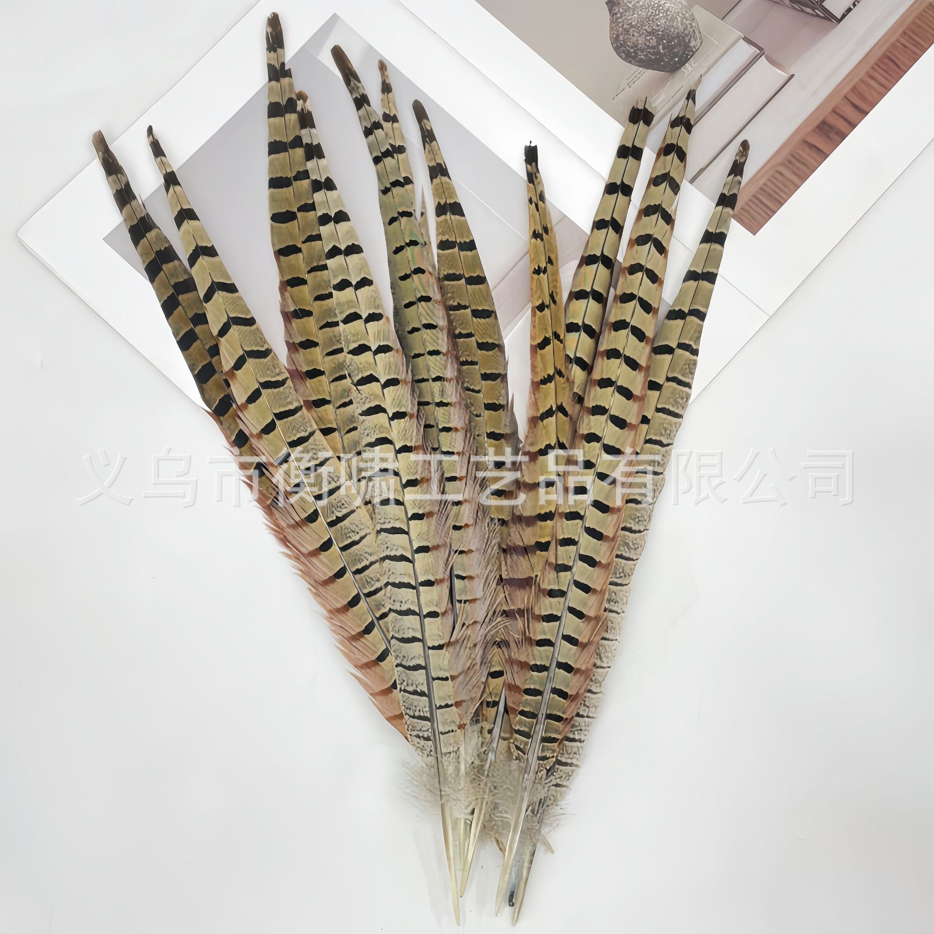 Pollo de caballo pluma pluma diy palo de gato pluma flor de ópera de Pekín espectáculo de danza props