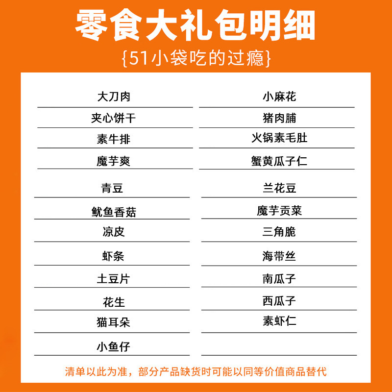 零食大礼包辣卤饼干坚果便宜量大休闲解馋食品散装发批发|undefined