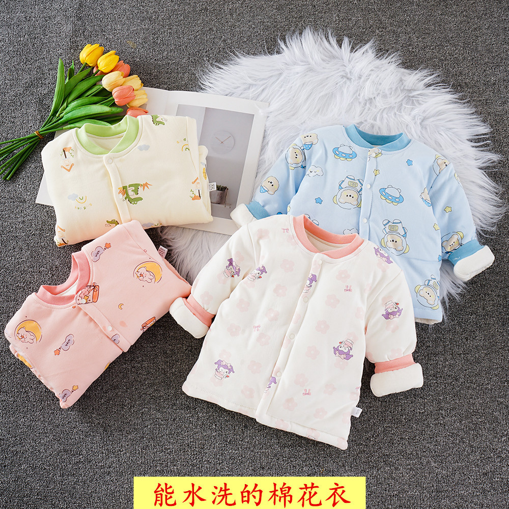 儿童棉袄内胆棉花袄秋冬棉衣宝宝加厚打底衣a类水洗棉花棉袄新款