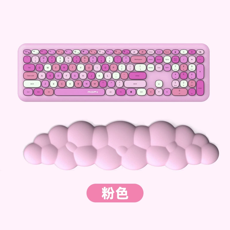 Leather memory foam palm rest, cloud wrist pad, 15×8×2.3 cm, soft typing support