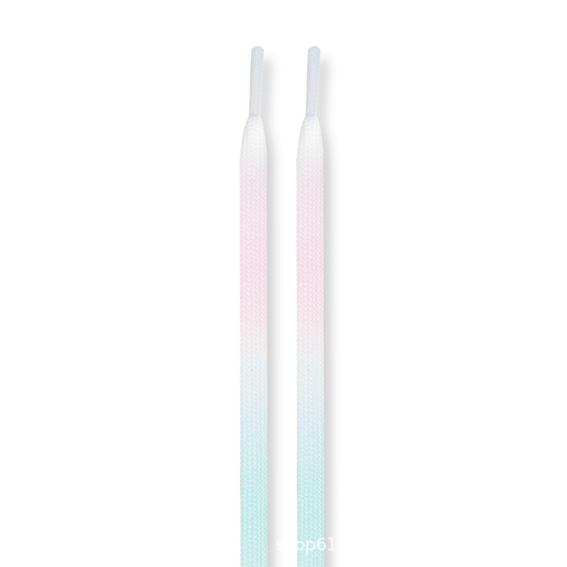 Cotton shoelaces, gradient
