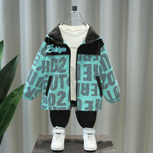 巴拉巴拉男童外套春秋款2024新款洋气中大儿童秋装风衣夹克冲锋衣