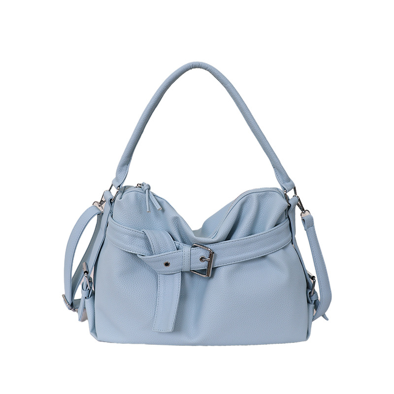 Bolsa de cubo de gran capacidad de sensación cotidiana texturas retrógradas mochila de hombro de viaje de moda bolsa de mano casual image 6
