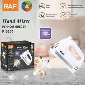 RAF 欧规彩色盒装手提式电动打蛋器 奶油搅拌器R.6658