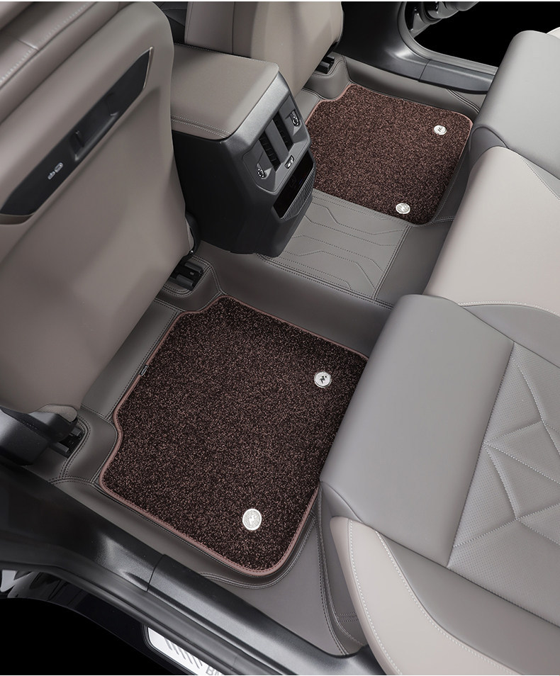 Suitable for BMW X1, X3, X5, M4, X7, I3 series, 2 series, 5 series, 7 series, 360 aviation soft wrap full coverage car floor mats