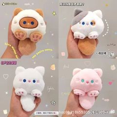 かわいい猫のキーホルダー子供のかばんストラップぬいぐるみ女の子バッグストラップ飾り人形学生
