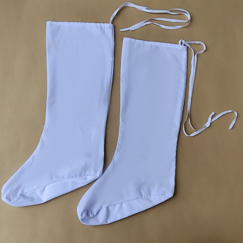 Guofeng Taoist socks cotton cloud socks summer costume stockings white hanfu leggings ancient Taoist ancient socks