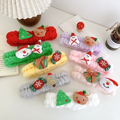 新品ヘッドバンドクリスマス洗颜ヘアバンドカチューシャぬいぐるみヘアバンドレディース洗颜メイク専用ヘッドバンド