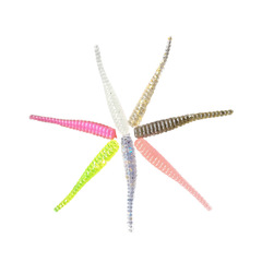 Bass Lure Wholesale 35mm 0.3g Needle Tail 10 Pieces per Pack Soft Baits Fishing Tackle Root Soft Baits for Fishing Blackfish and Shiner