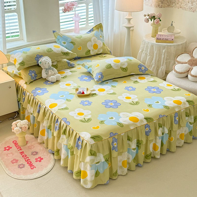 Double-layer bedspread for princess, sheet, Korean style, wholesale