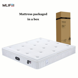 Gel Memory Foam Mattress Vacuum Rolled Compressed Natural Latex Independent Pocket Spring Home Silent Spine Protection