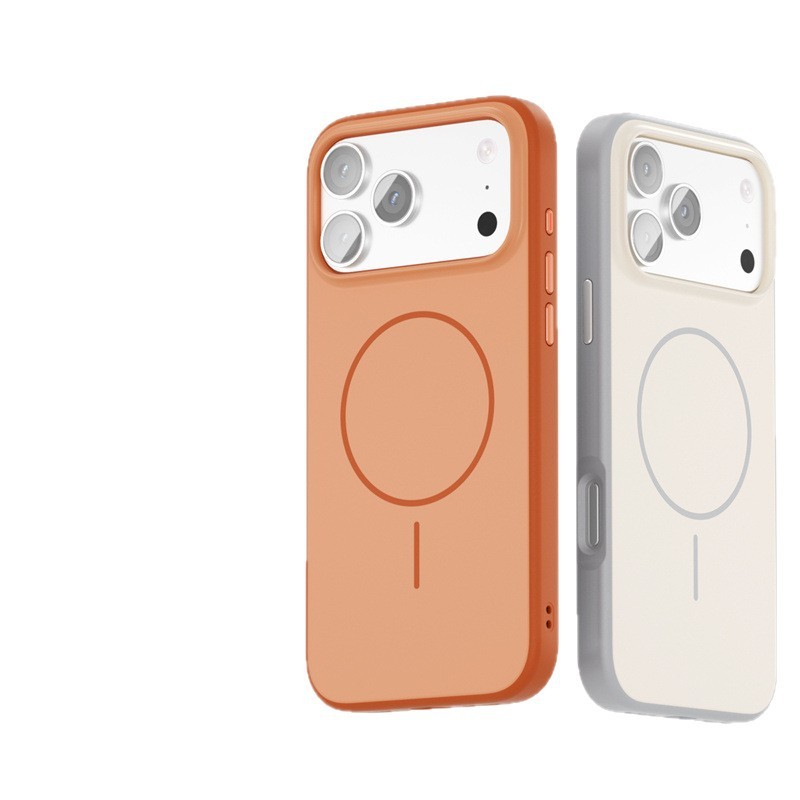 高级感撞色Magsafe磁吸适用iPhone17苹果17ProMax手机壳17Air简约|undefined