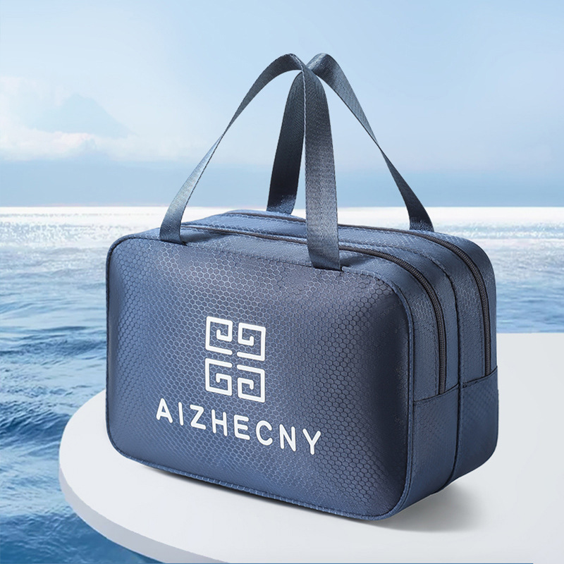 旅行洗面バッグ乾湿分離化粧バッグ女性携帯型フィットネス水泳入浴収納袋2024新型防水|undefined