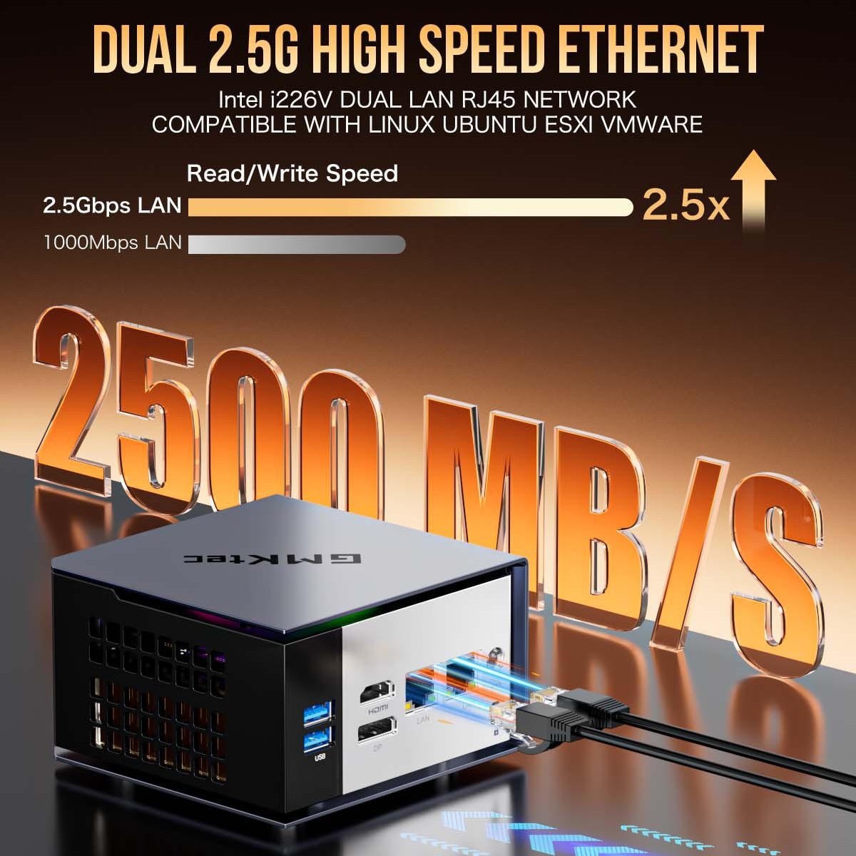 Jimoke EVO-X1 mini computadora host Ryeong AI 9 HX370 AI diseño de oficina de juegos miniPC