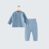 Velvet demi-season children's keep warm set suitable for men and women, thermal underwear, overall, split clothing