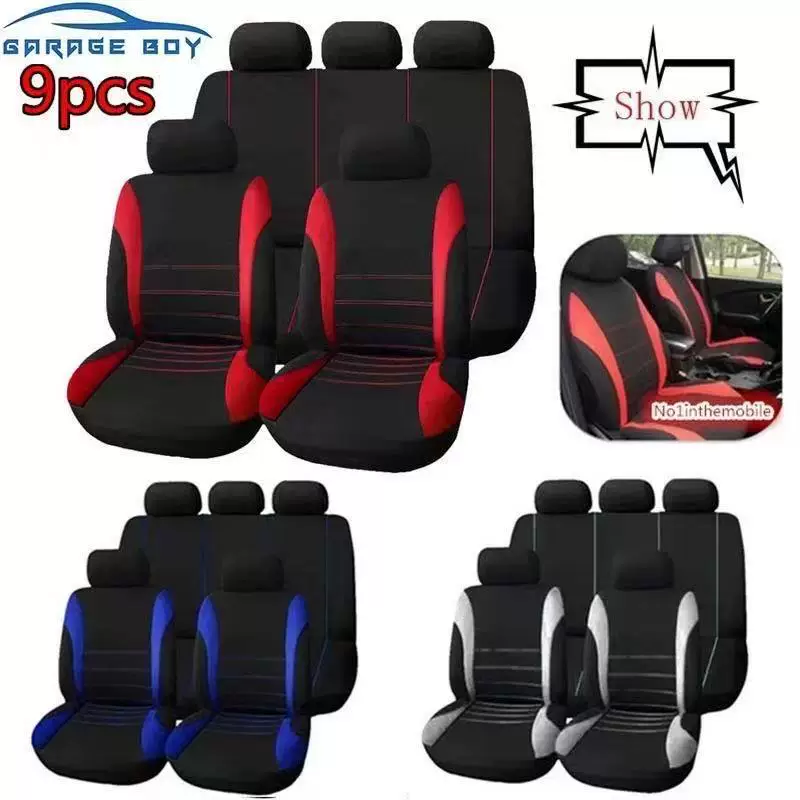 Black universal cloth, chair, set, Amazon, 9 pieces