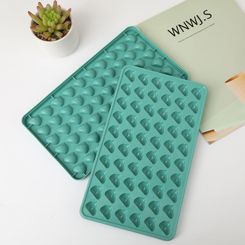 Nuevo molde de cubo de hielo de verano con tapa bandeja de hielo forma de concha creativa 60 rejilla cubo de hielo caja de hielo fabricante