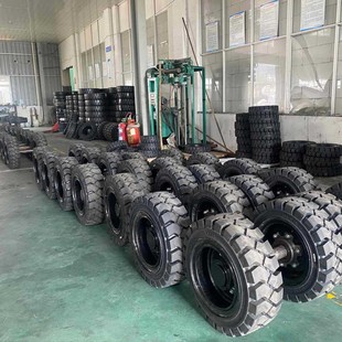 Trolley Tire 400-8650-10 18*7-828*9-15 Roller Screen Airport Trailer Logistics Wear-Resistant Anti-Skid