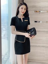 技师工作服包裙专业美容院养生会所足疗性感店技师夜场营销工服