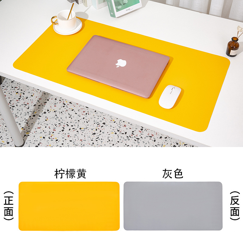 Alfombrilla de ratón de cuero de Amazon Alfombrilla de mesa de uñas grande resistente a la suciedad Alfombrilla de escritorio de oficina de computadora simple impermeable y a prueba de aceite LOGO