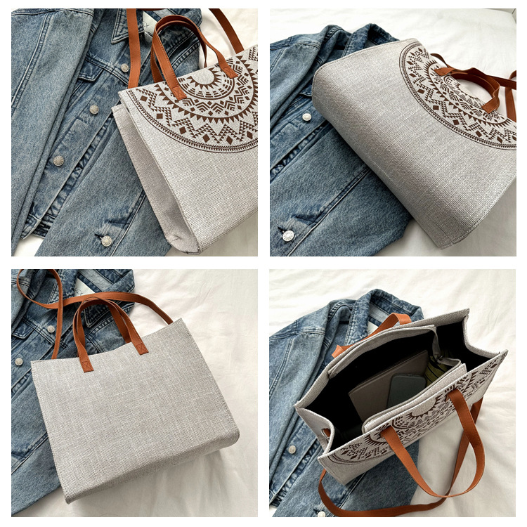 Women's Tote Bag Commuter Handbag Stylish Shoulder Bag For Work_voghion.com